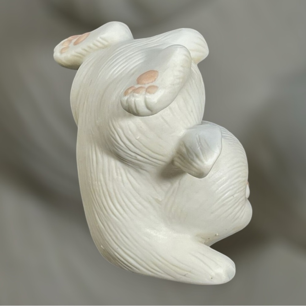 Set of 2🐰Vintage HOMCO #1454 Playful Bunny Rabbit Figurines Ceramic - Picture 13 of 13